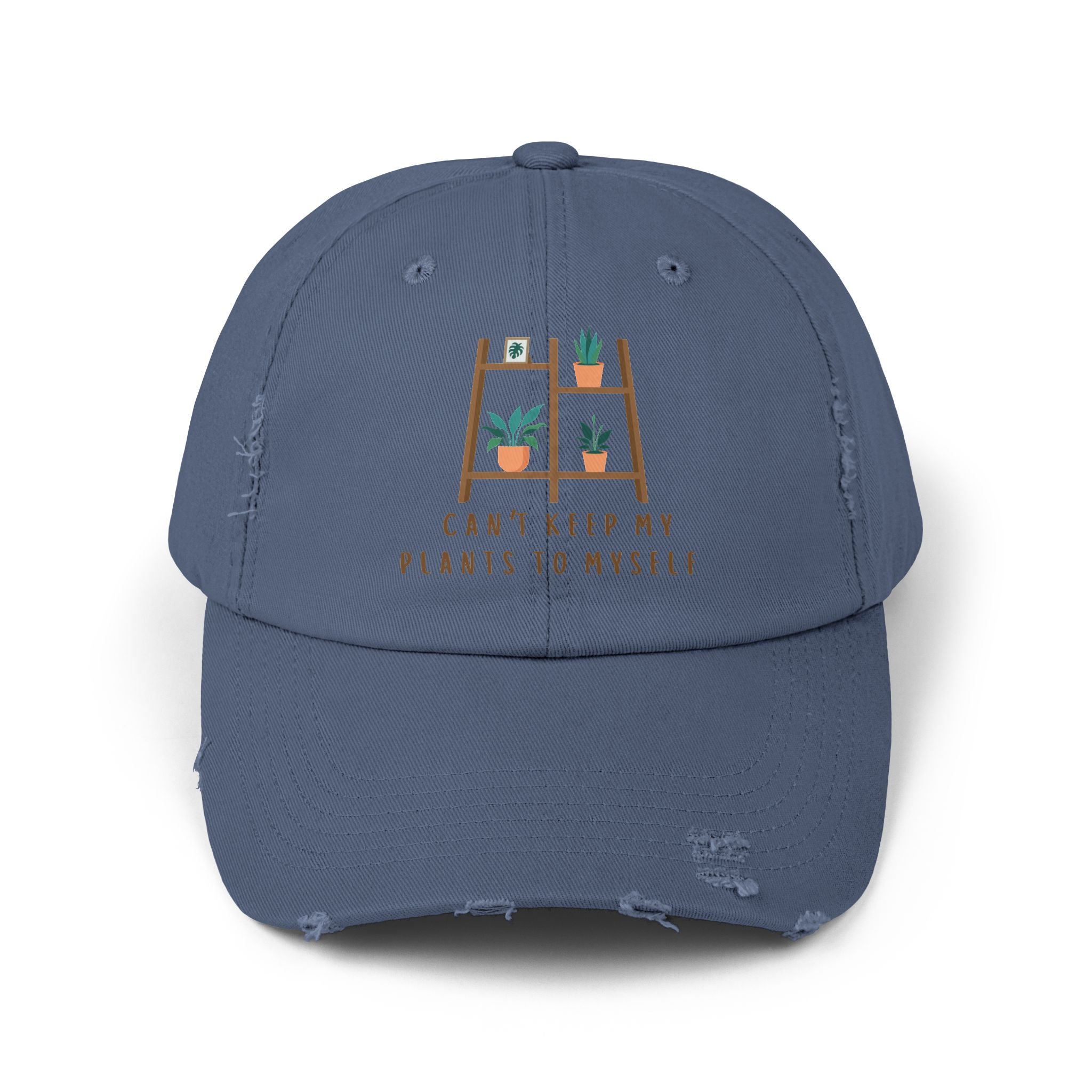 Can't Keep My Plants to Myself | Unisex Distressed Cap