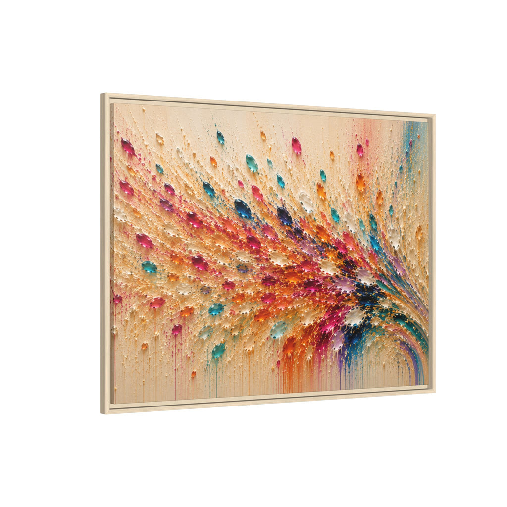 Gemstone Cascade I | Framed Canvas Wall Art