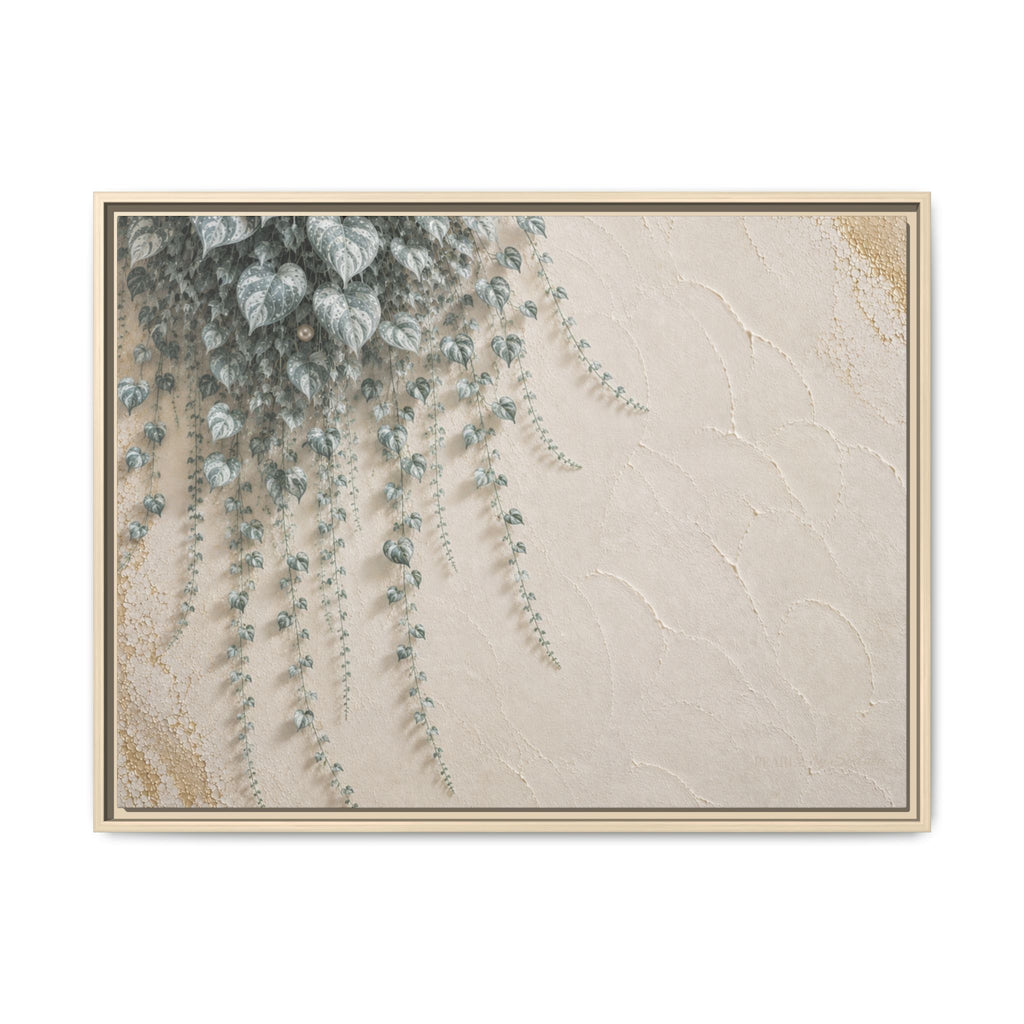 Silver Drift | Framed Canvas Wall Art