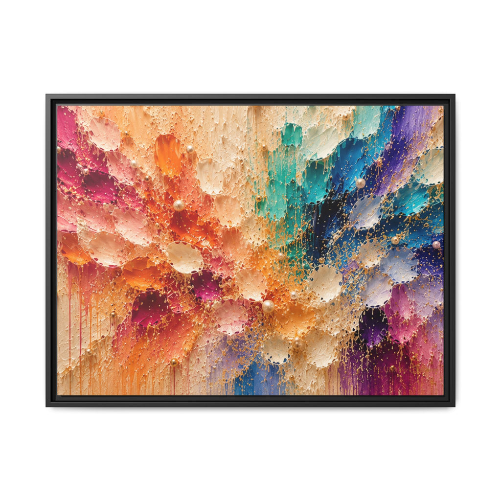 Radiant Petals | Framed Canvas Wall Art