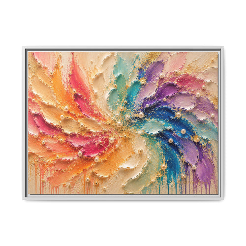 Celestial Flow | Framed Canvas Wall Art