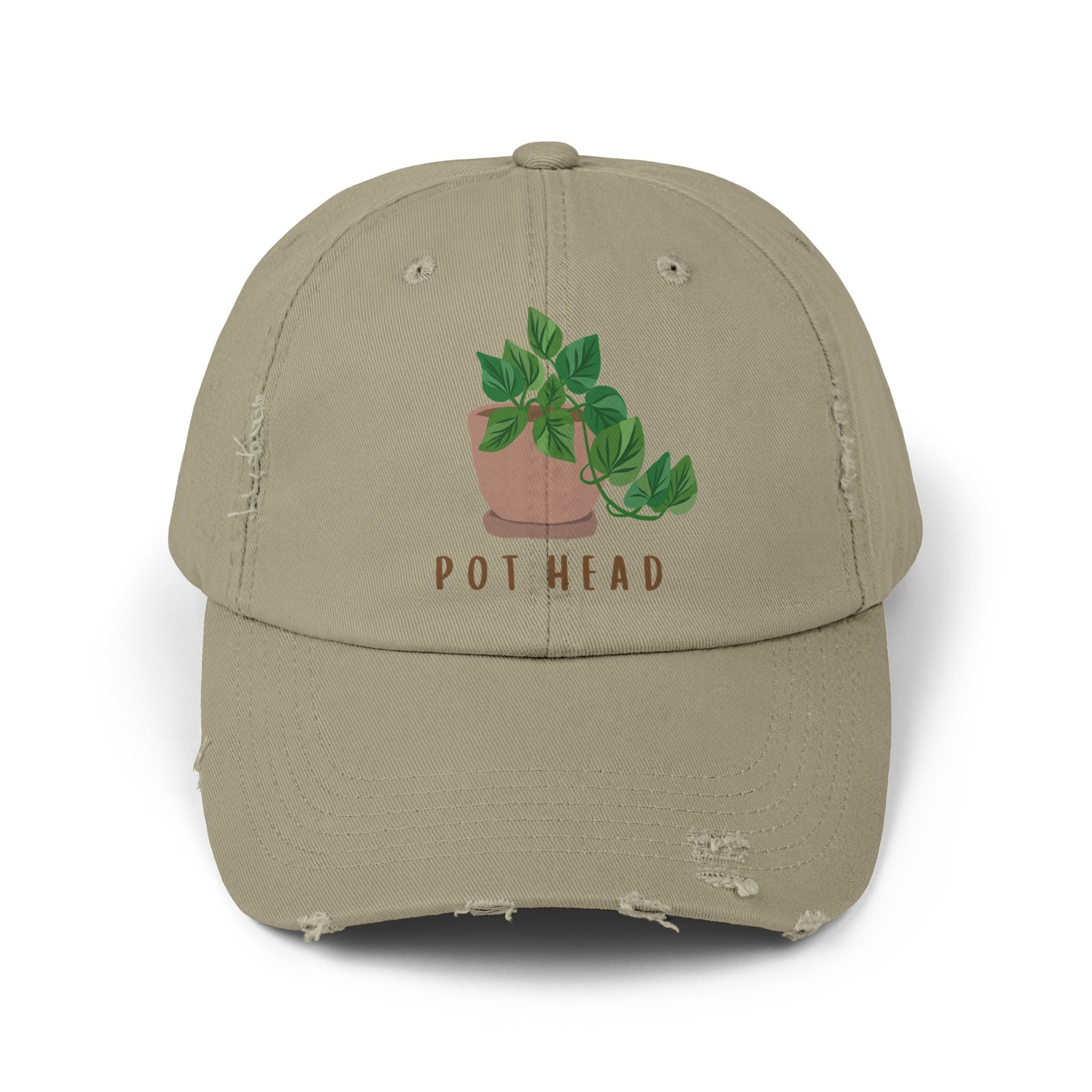 Pot Head | Distressed Cap