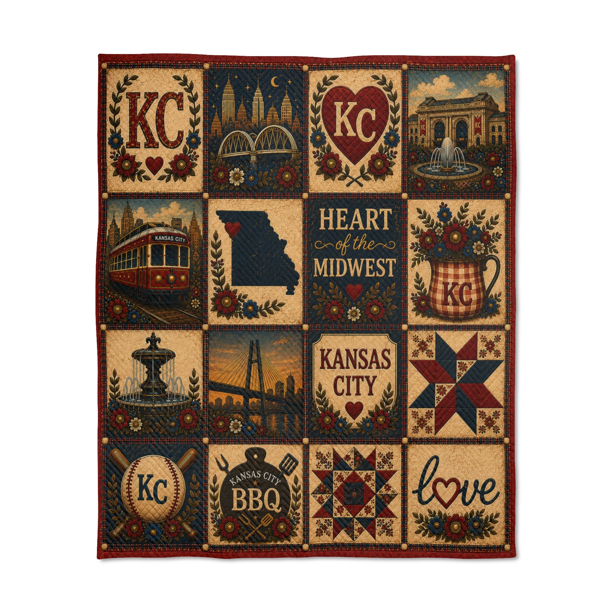 Hometown Threads | Quilted Throw