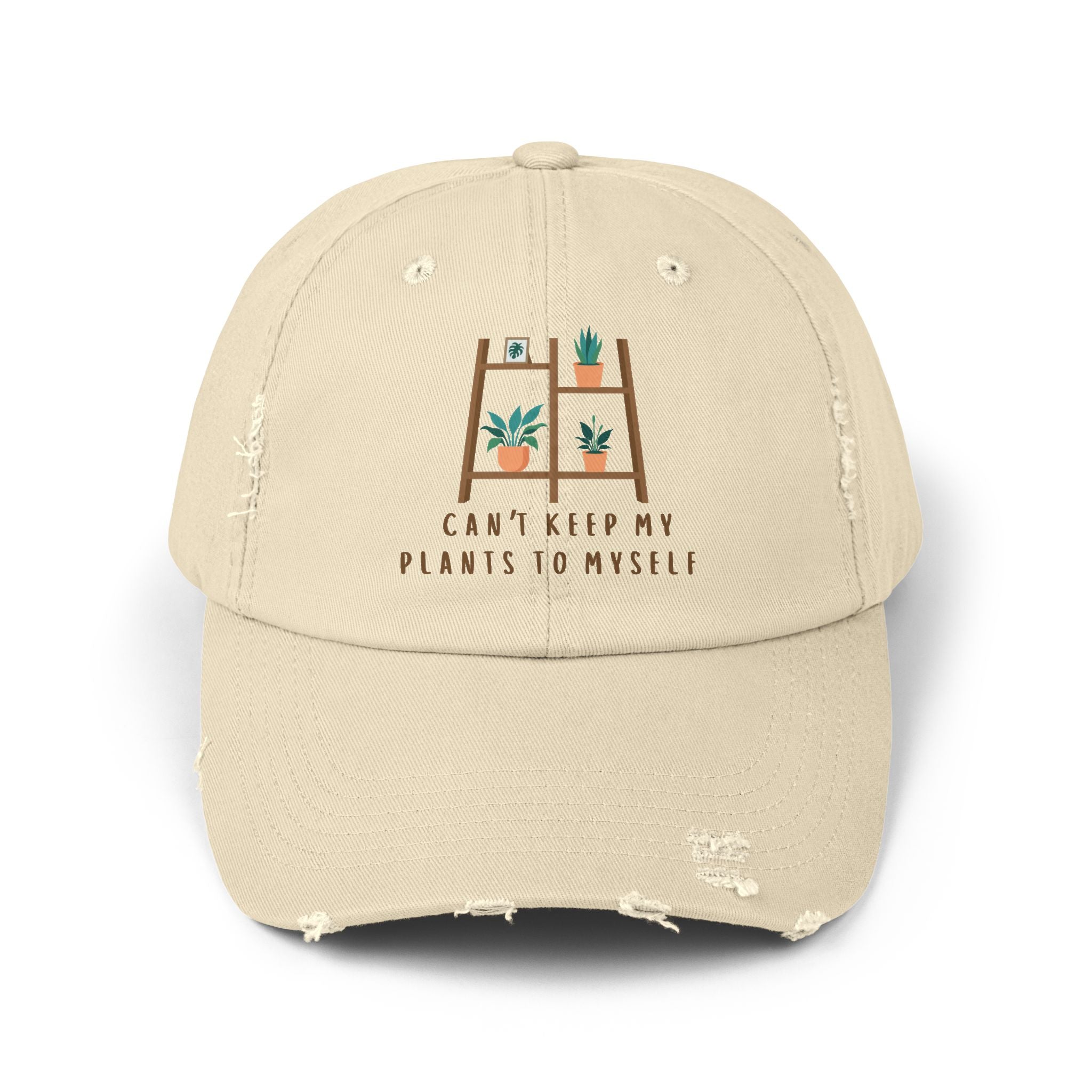 Can't Keep My Plants to Myself | Unisex Distressed Cap