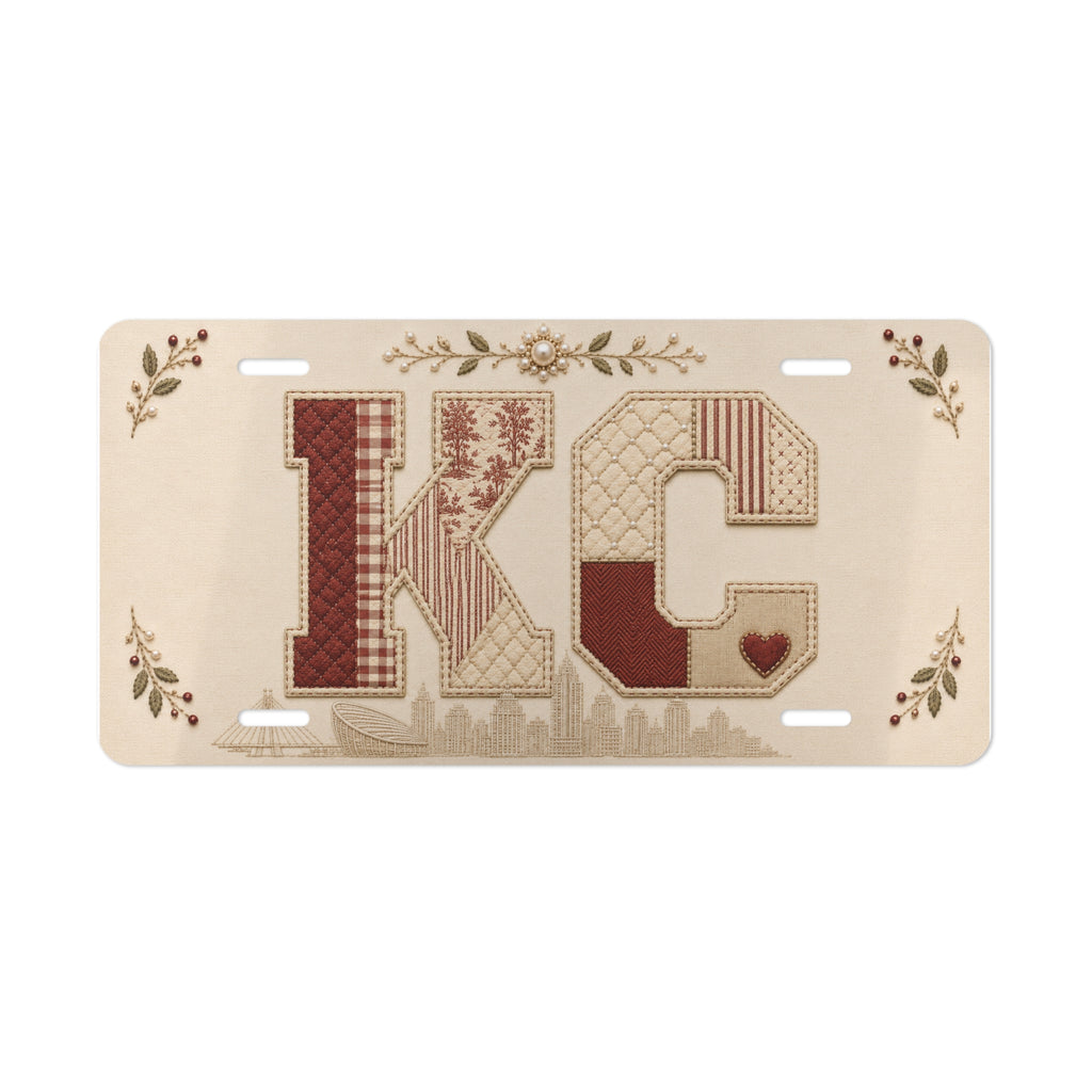 KC Monogram | Vanity Plate