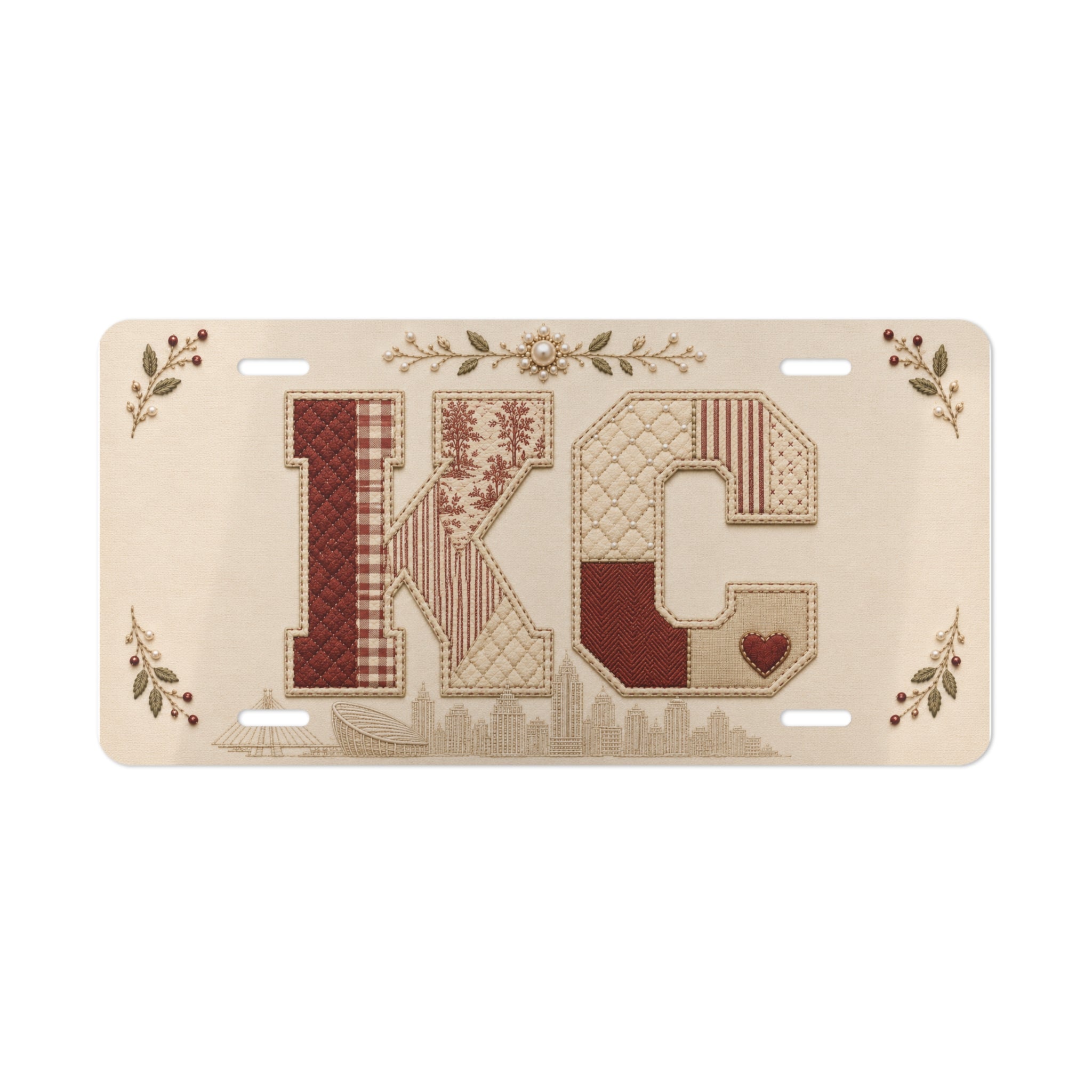 KC Monogram | Vanity Plate