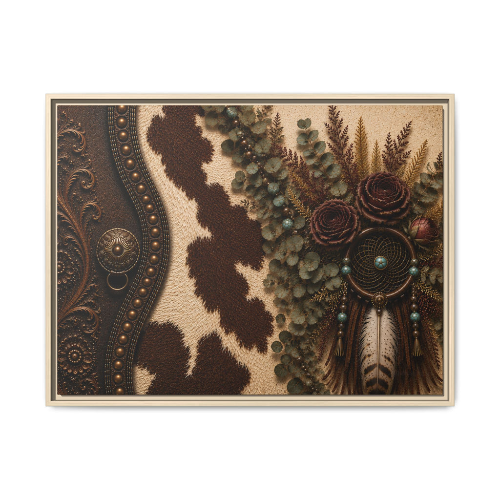 The Cowgirl's Dream | Framed Canvas Wall Art