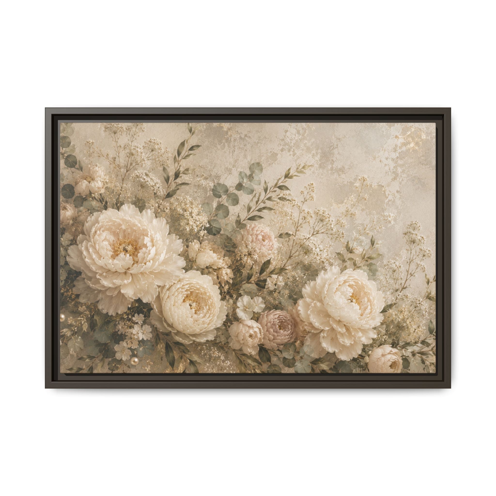 Botanical Harmony | Framed Canvas Wall Art