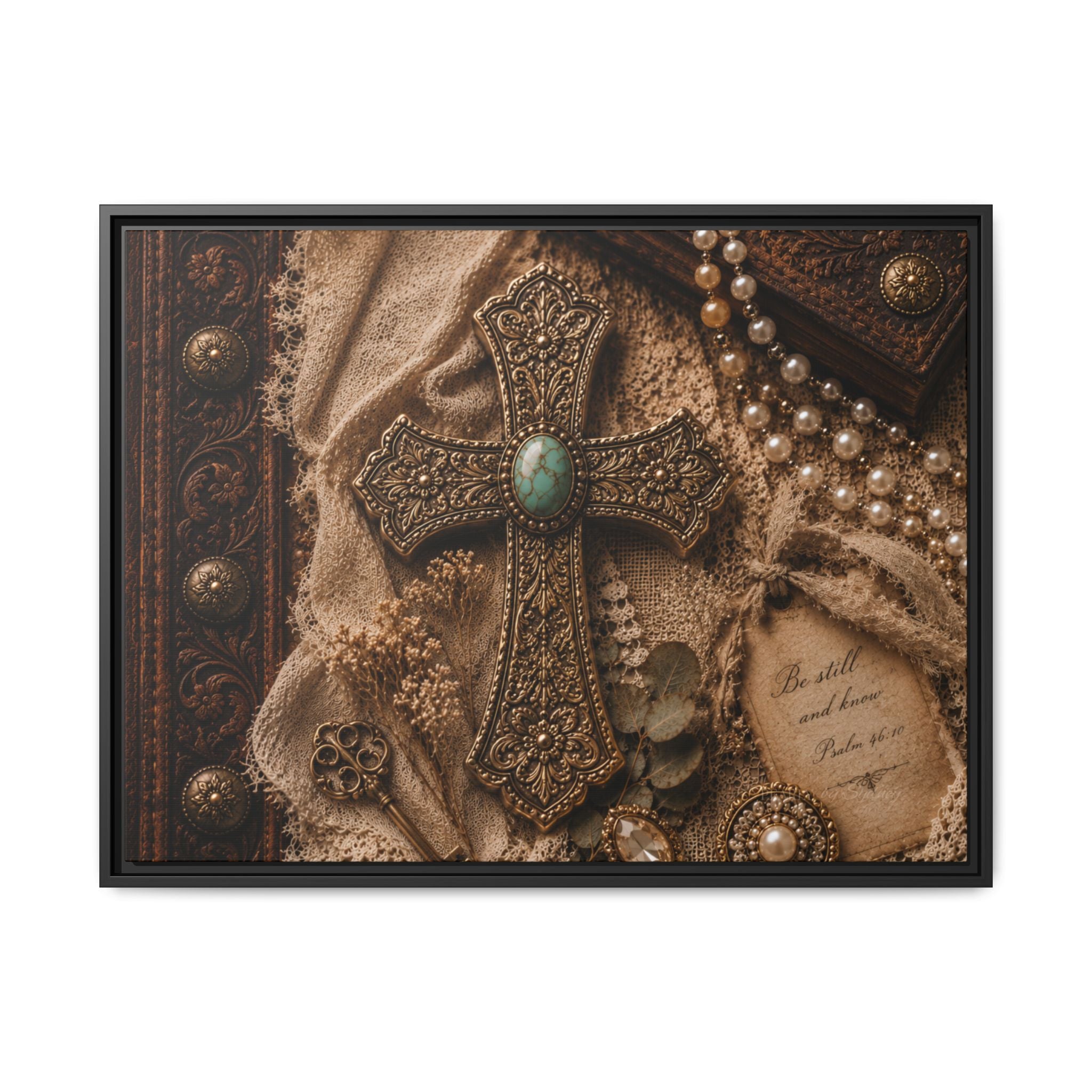 Faith & Linen | Framed Canvas Wall Art