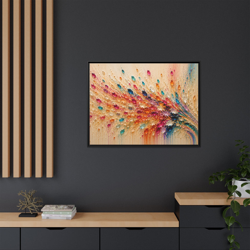 Gemstone Cascade I | Framed Canvas Wall Art