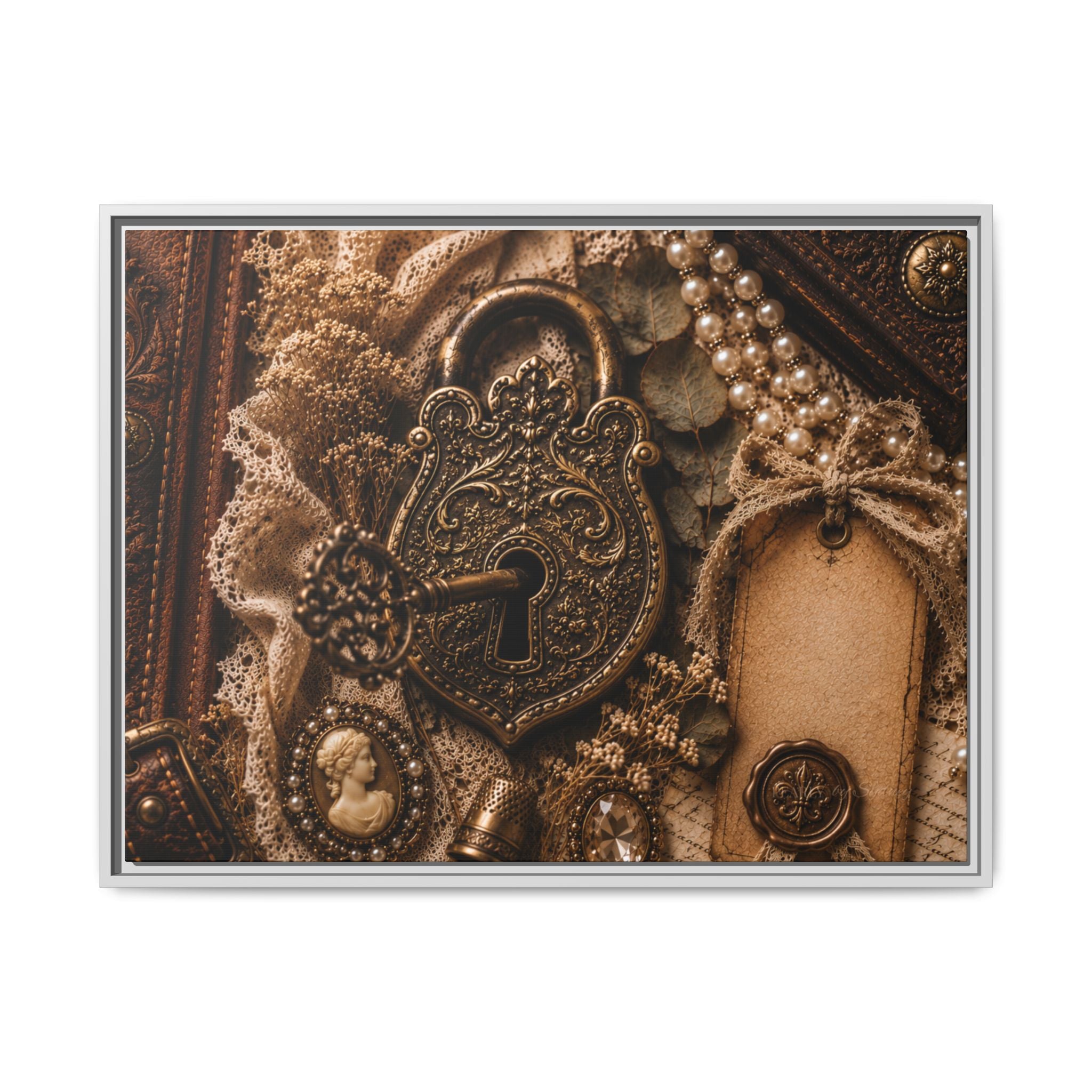Hidden Heirloom | Framed Canvas Wall Art