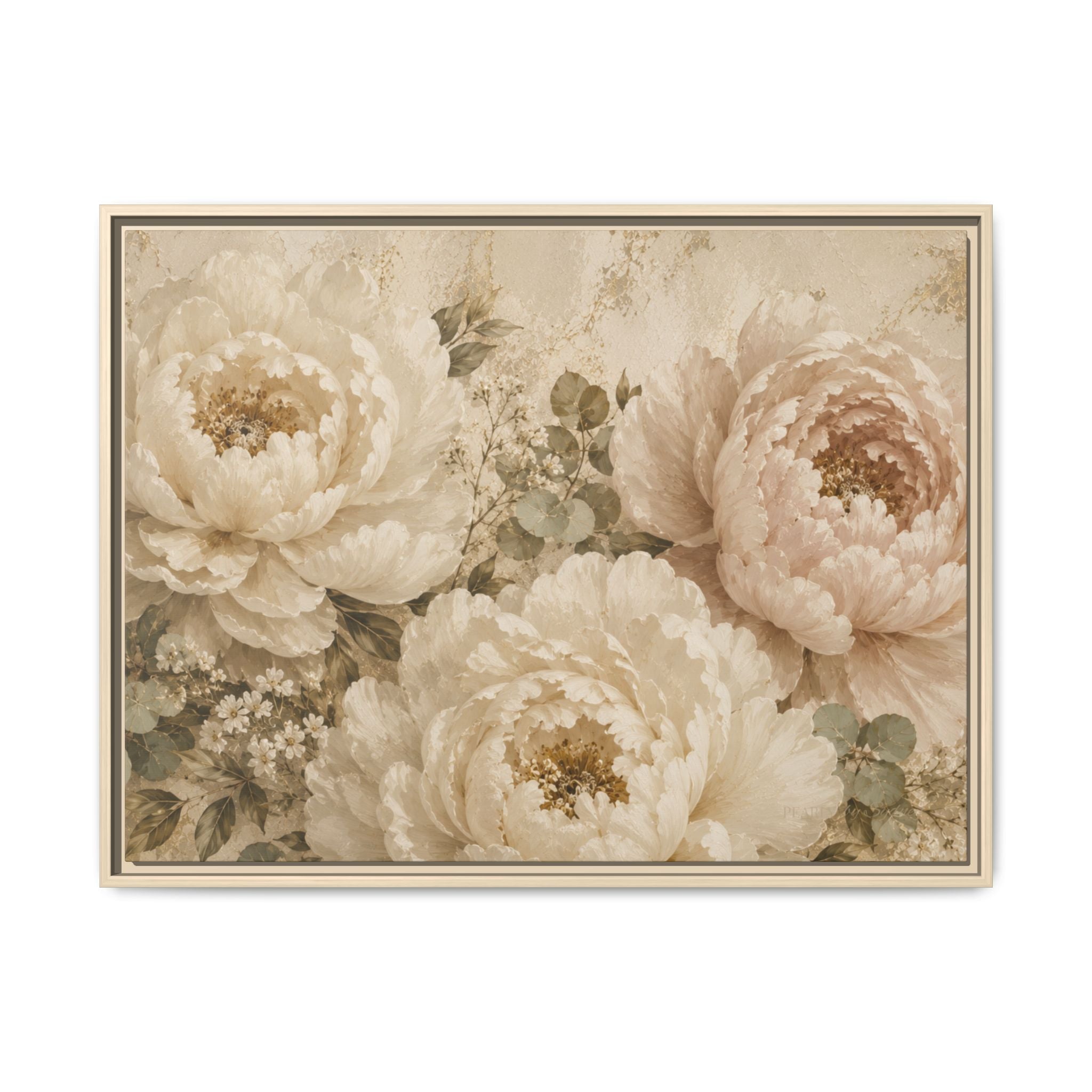 Bloom & Stone | Framed Canvas Wall Art