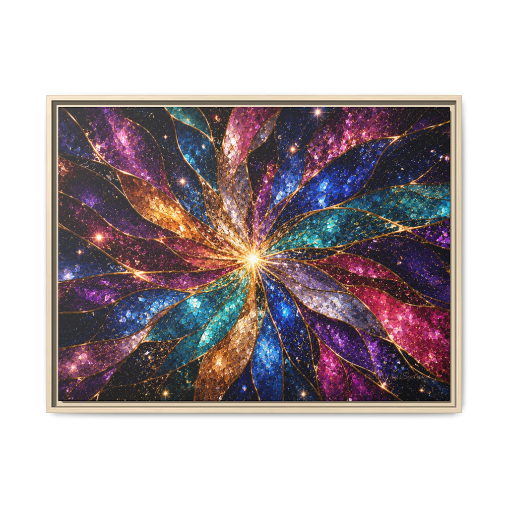 Galaxy Prism | Framed Canvas Wall Art