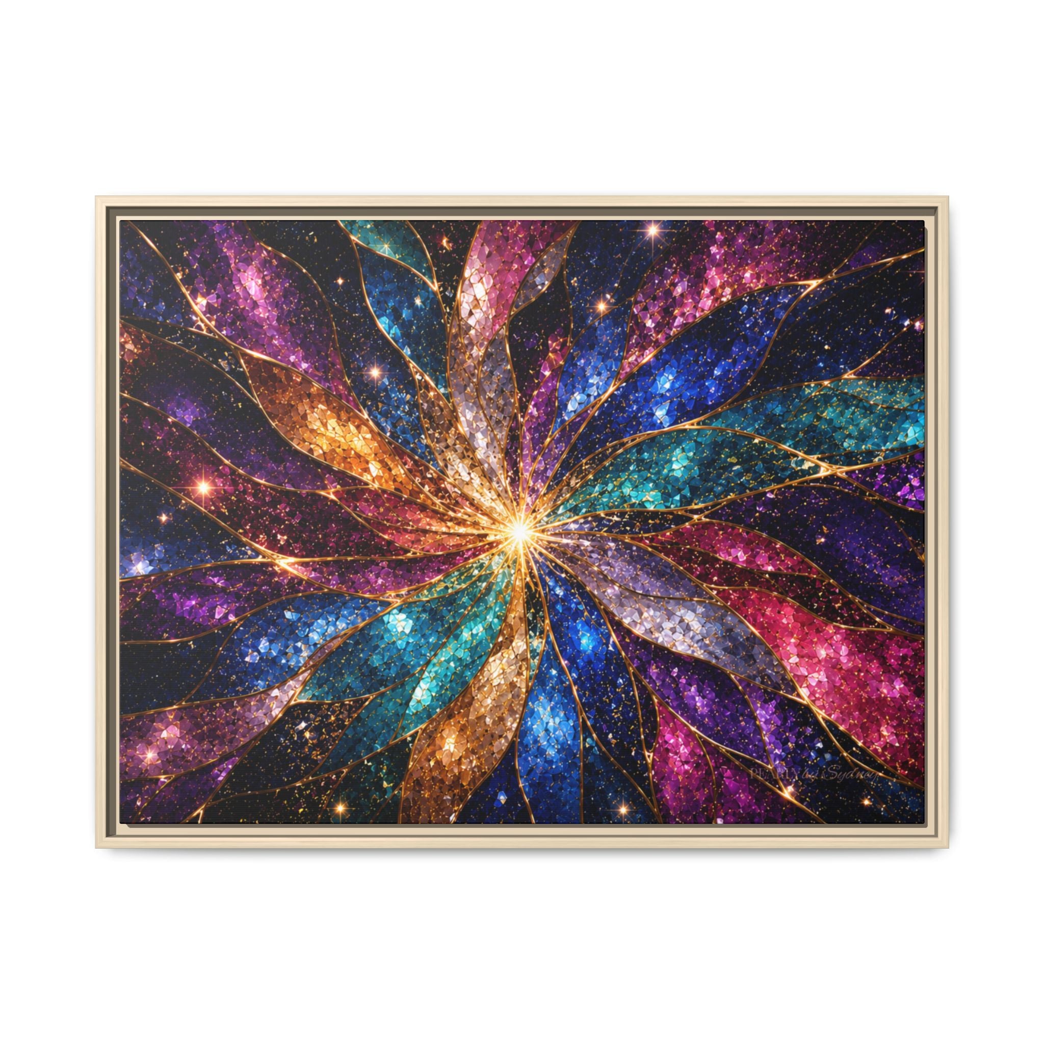 Galaxy Prism | Framed Canvas Wall Art