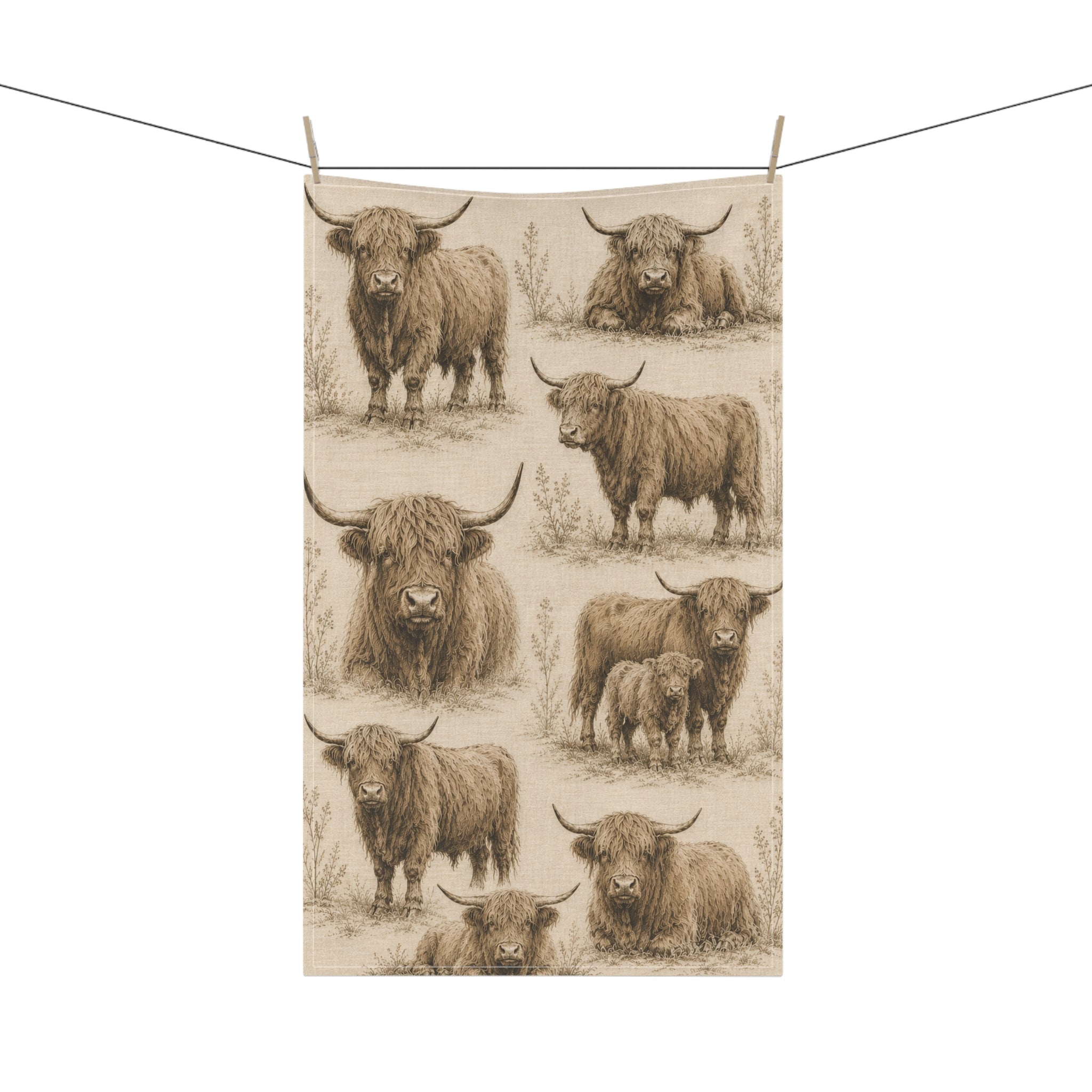 Highland Pastures | Kitchen Tea Towel