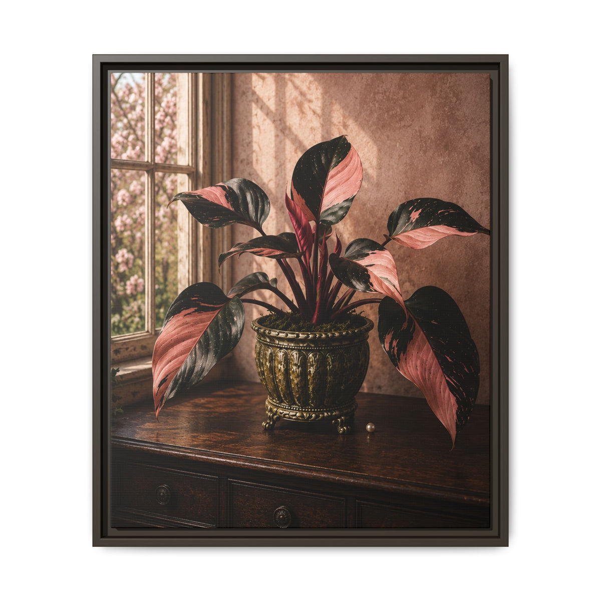 Rosewood Blush | Framed Canvas Wall Art