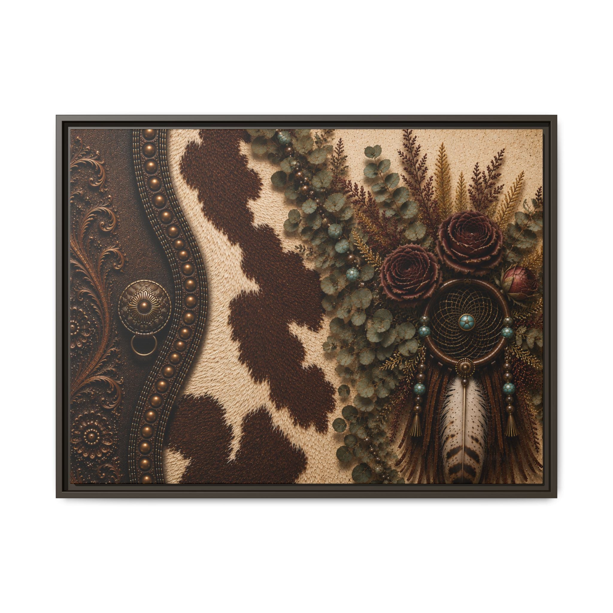The Cowgirl's Dream | Framed Canvas Wall Art