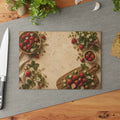 Strawberry Patch | Glass Cutting Board