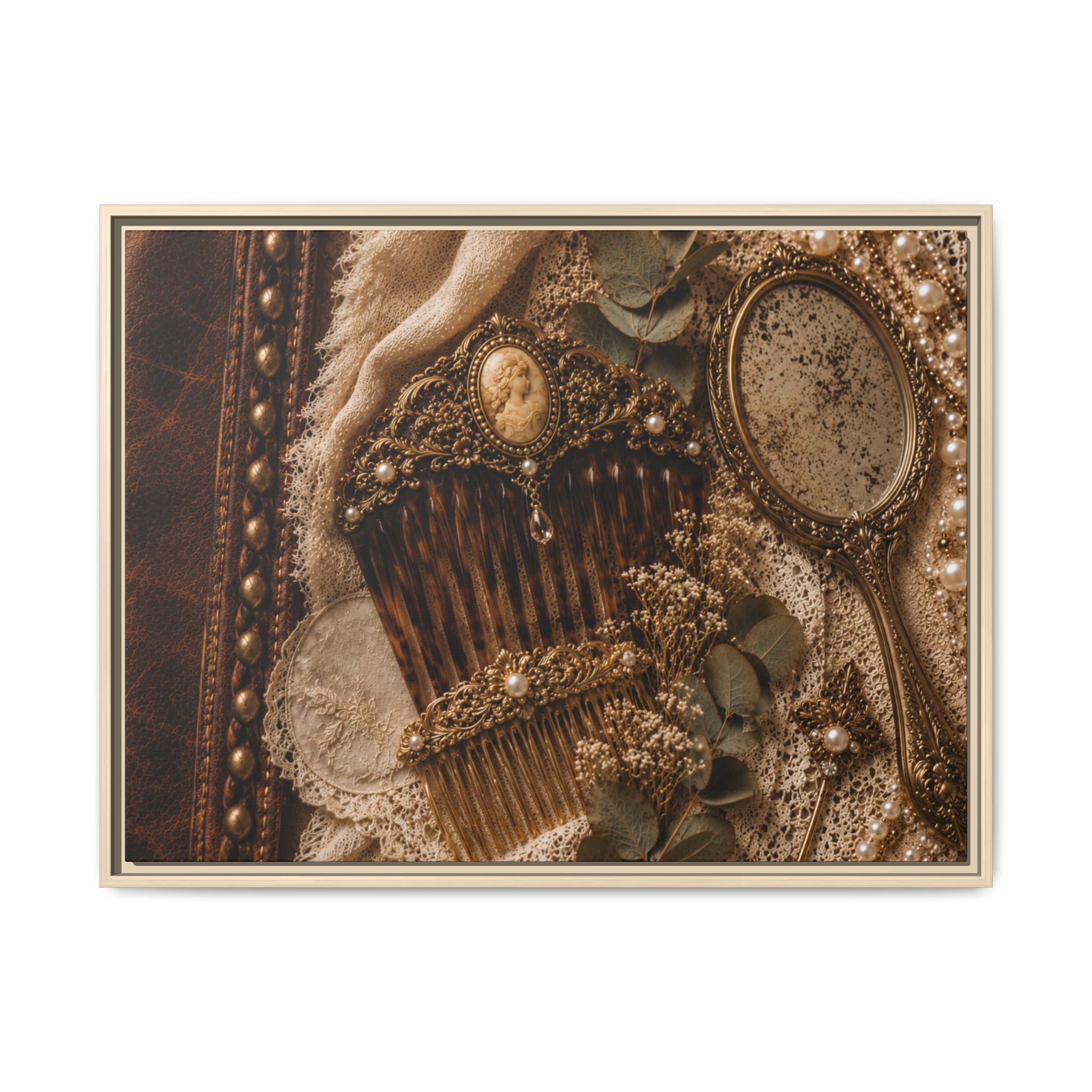 Vanity Treasures | Framed Canvas Wall Art
