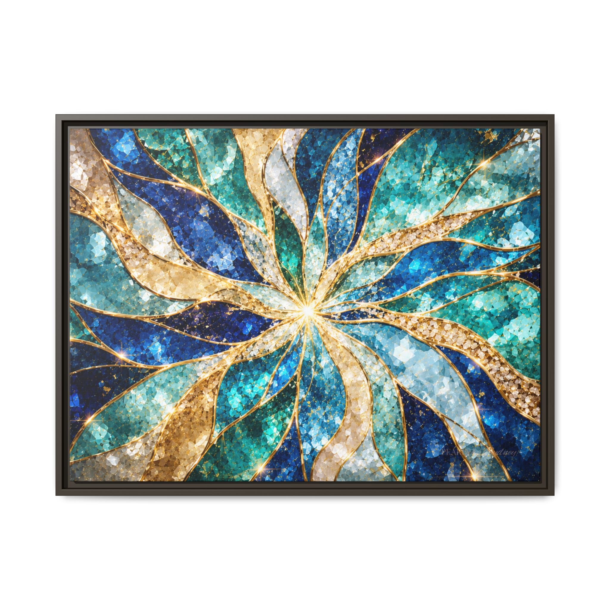 Ocean Prism | Framed Canvas Wall Art