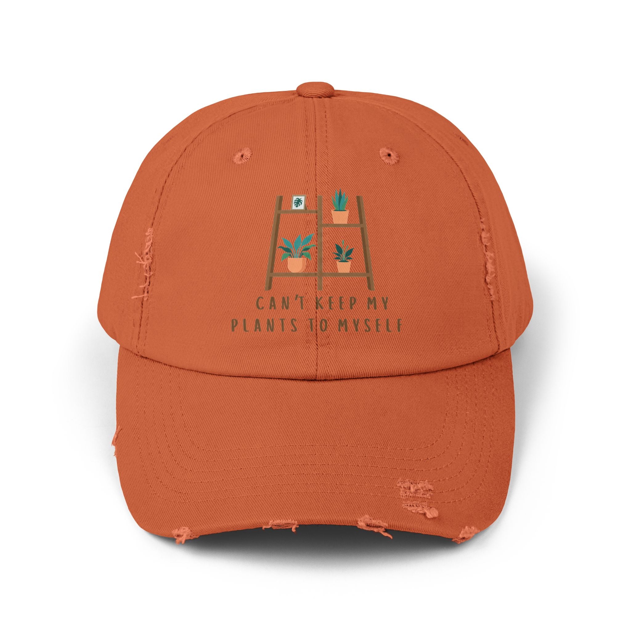 Can't Keep My Plants to Myself | Unisex Distressed Cap