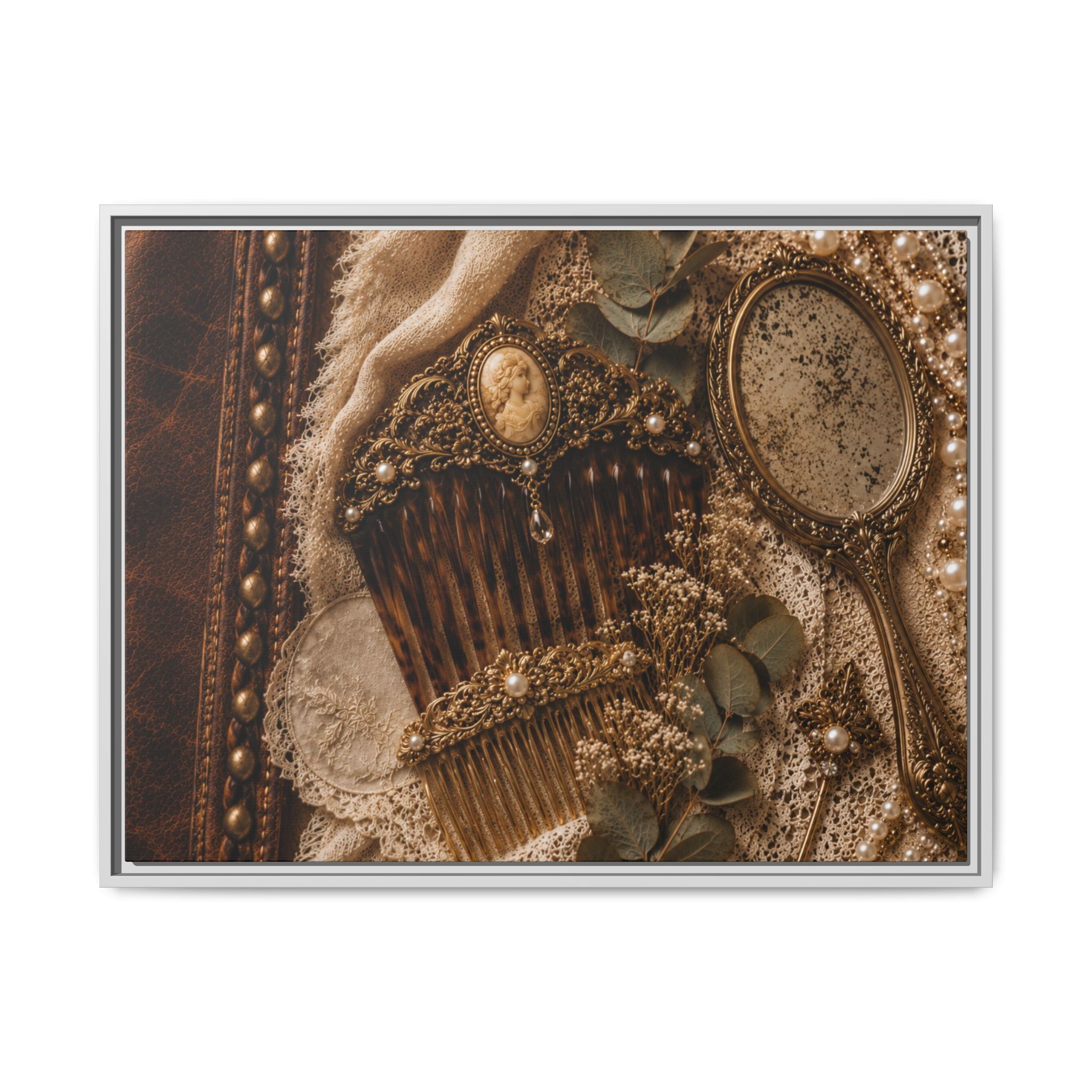 Vanity Treasures | Framed Canvas Wall Art