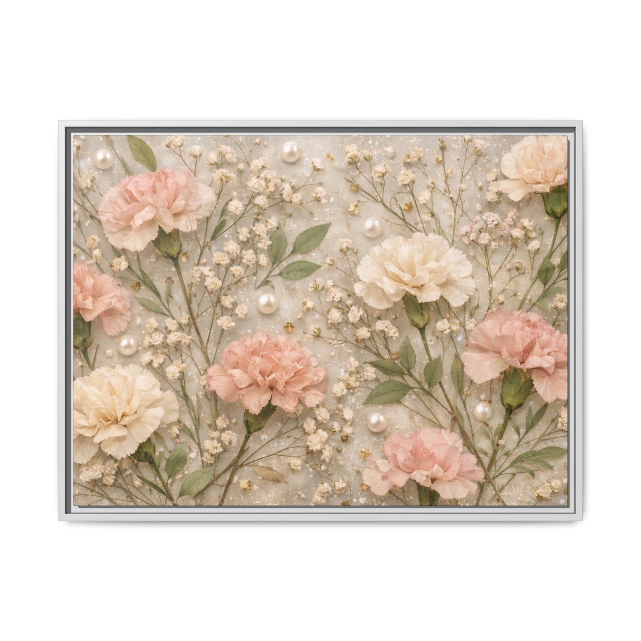 Pearl Meadow | Framed Canvas Wall Art