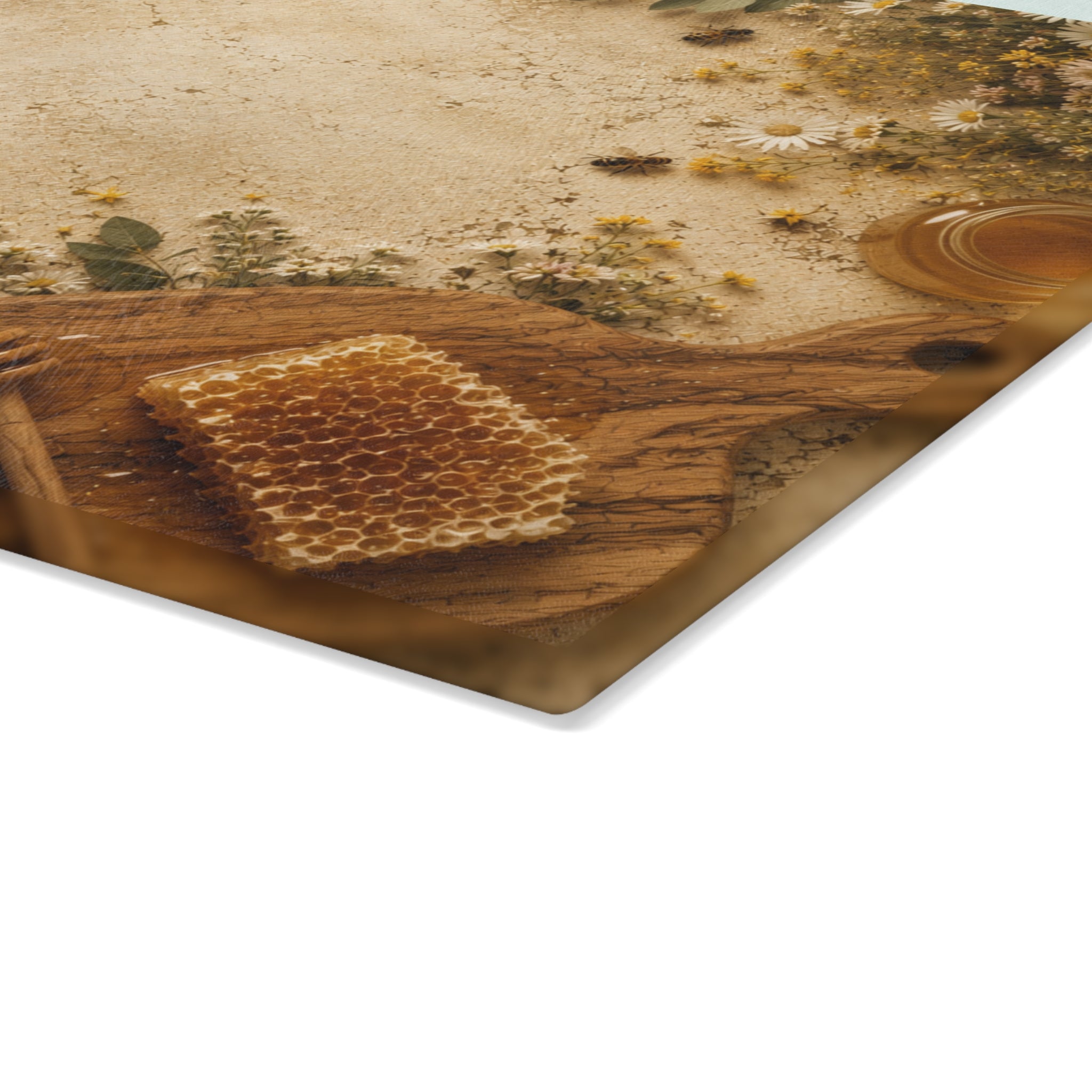 Honey Harvest | Glass Cutting Board