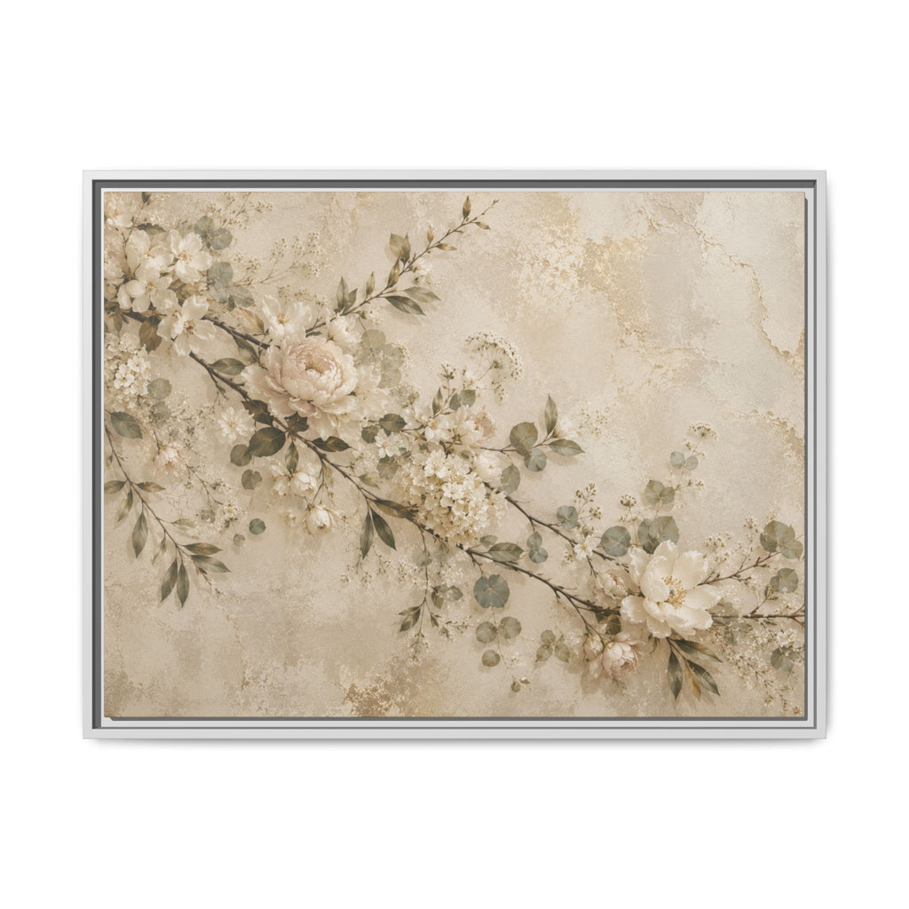 Ivory Reverie | Framed Canvas Wall Art
