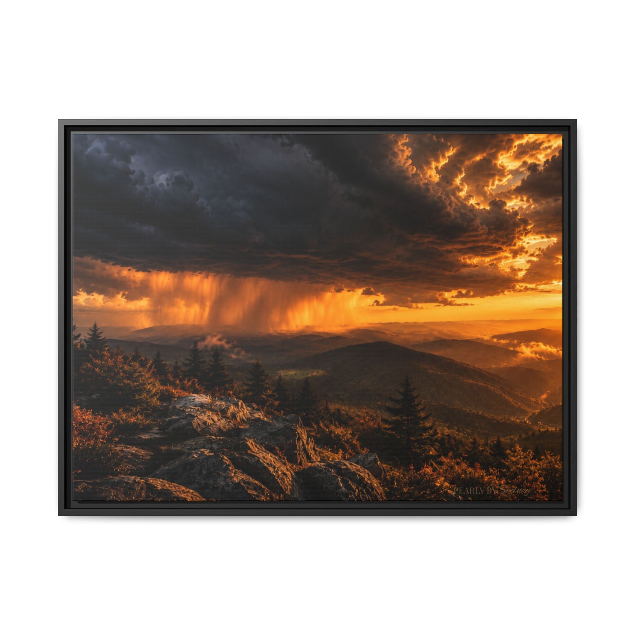 Rolling Hills | Framed Canvas Wall Art