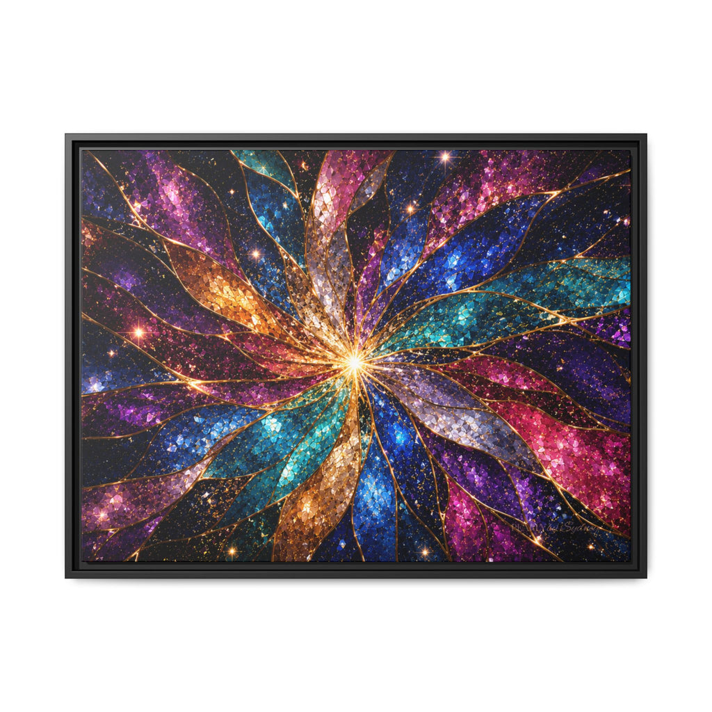 Galaxy Prism | Framed Canvas Wall Art