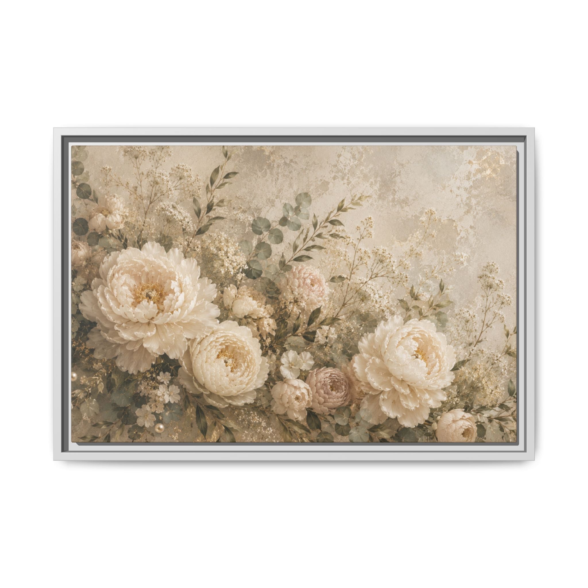 Botanical Harmony | Framed Canvas Wall Art