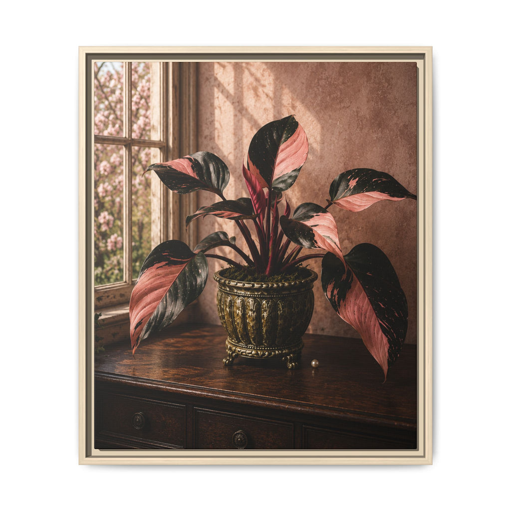 Rosewood Blush | Framed Canvas Wall Art