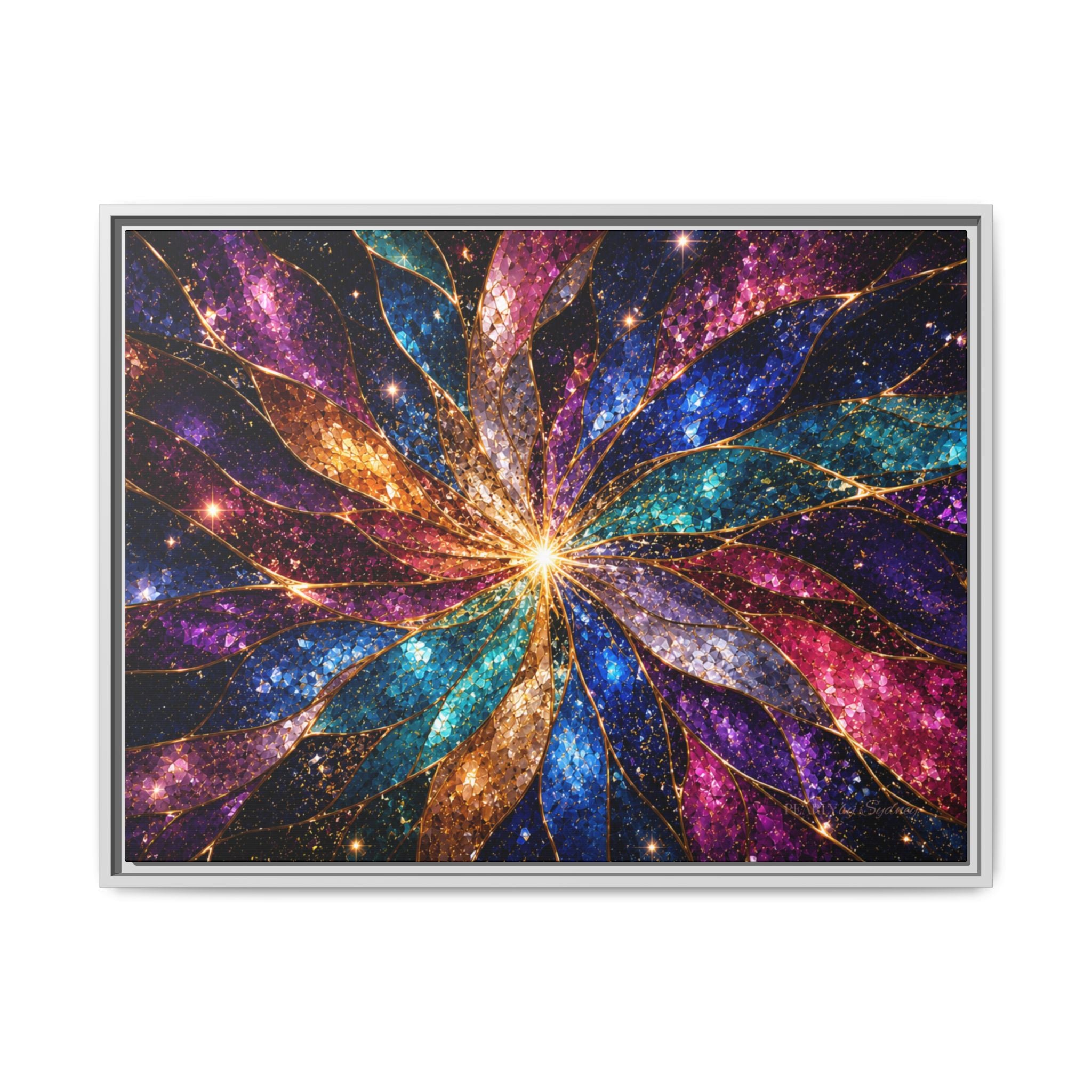 Galaxy Prism | Framed Canvas Wall Art