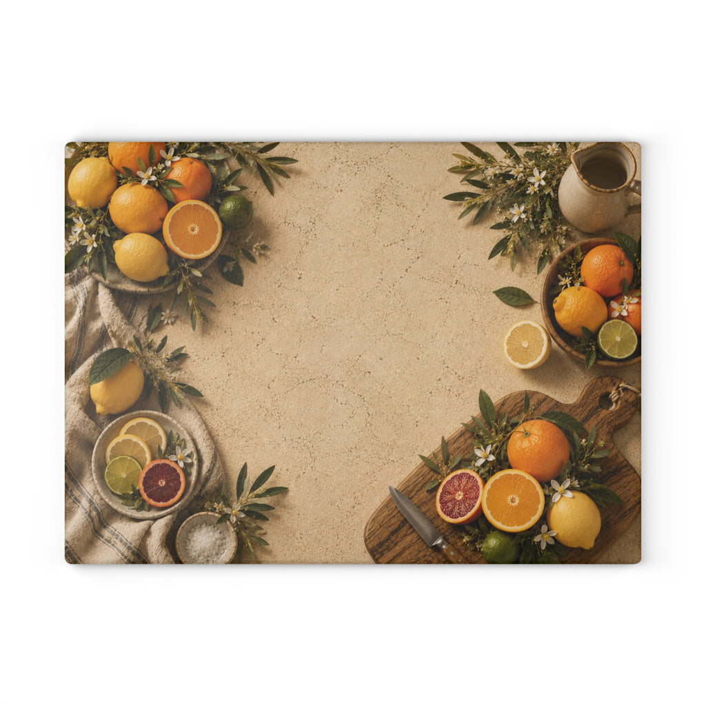 Citrus Grove | Glass Cutting Board