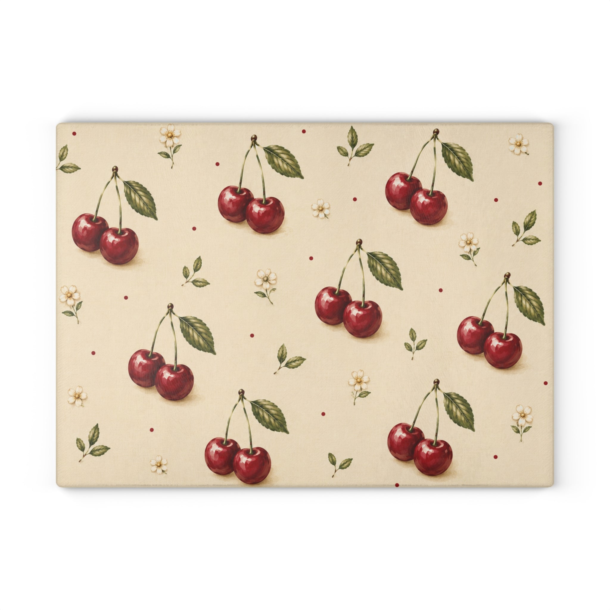 Cherry Blossom Orchard | Glass Cutting Board