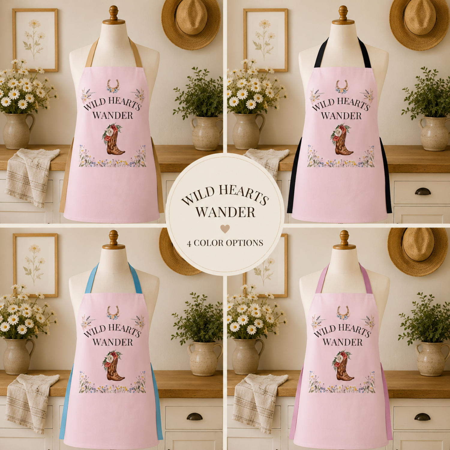 Wild Hearts Wander | Apron