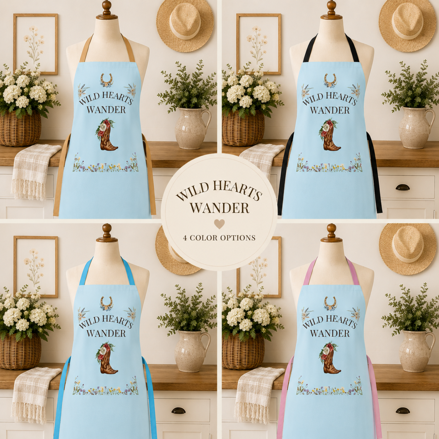 Wild Hearts Wander | Apron