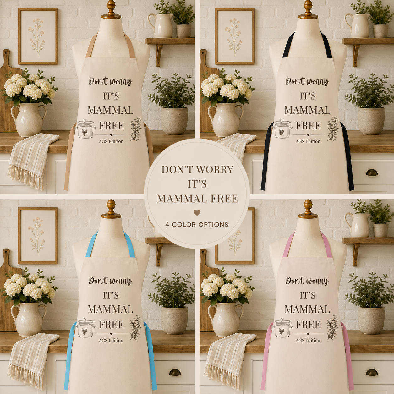 Don’t Worry It’s Mammal Free | Apron