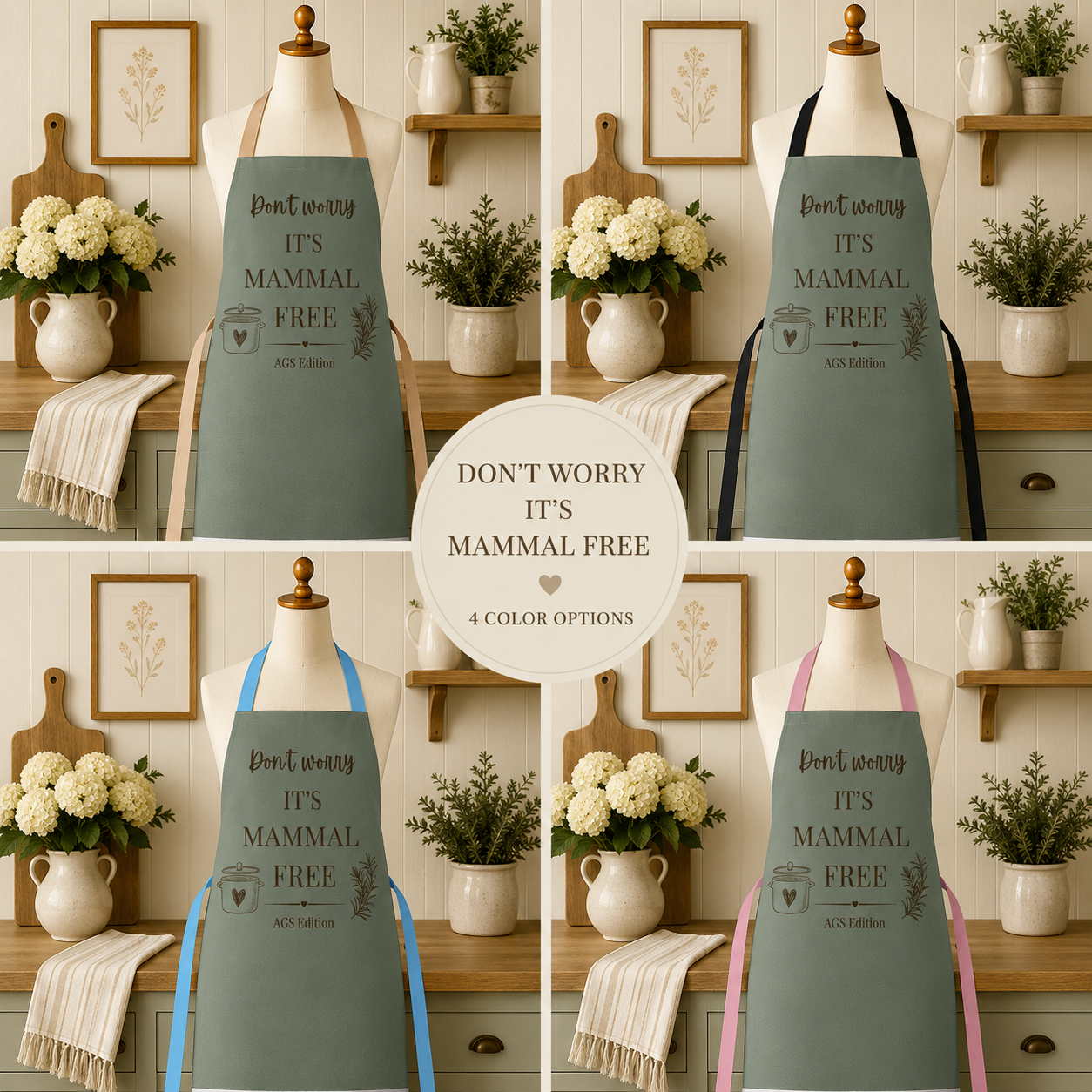 Don’t Worry It’s Mammal Free | Apron