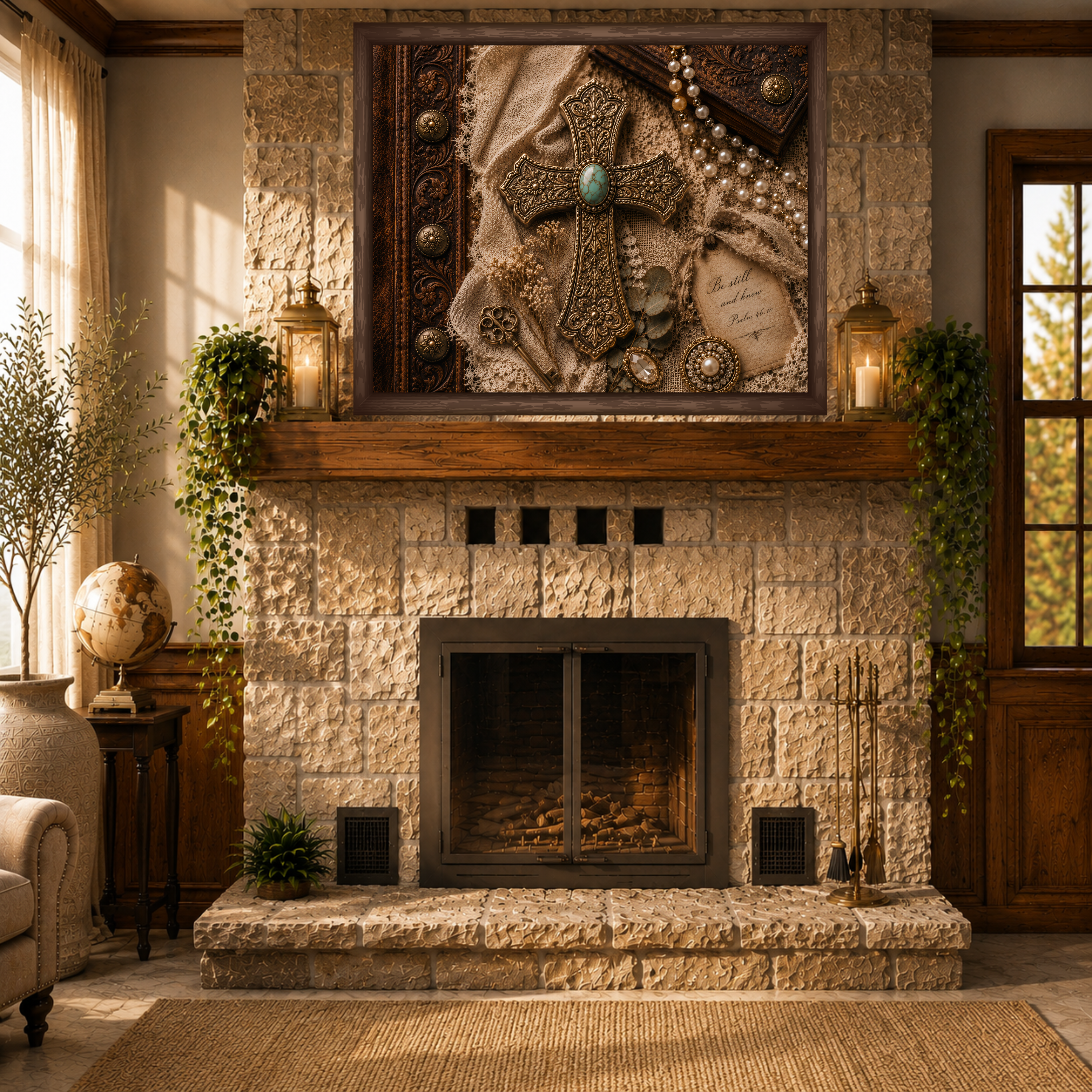 Faith & Linen | Framed Canvas Wall Art