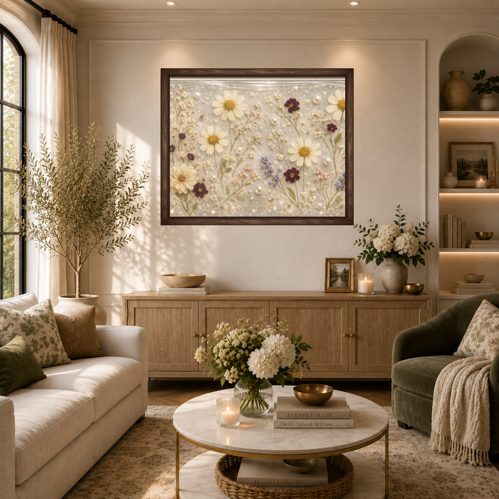 Wildflower Wonder | Framed Canvas Wall Art
