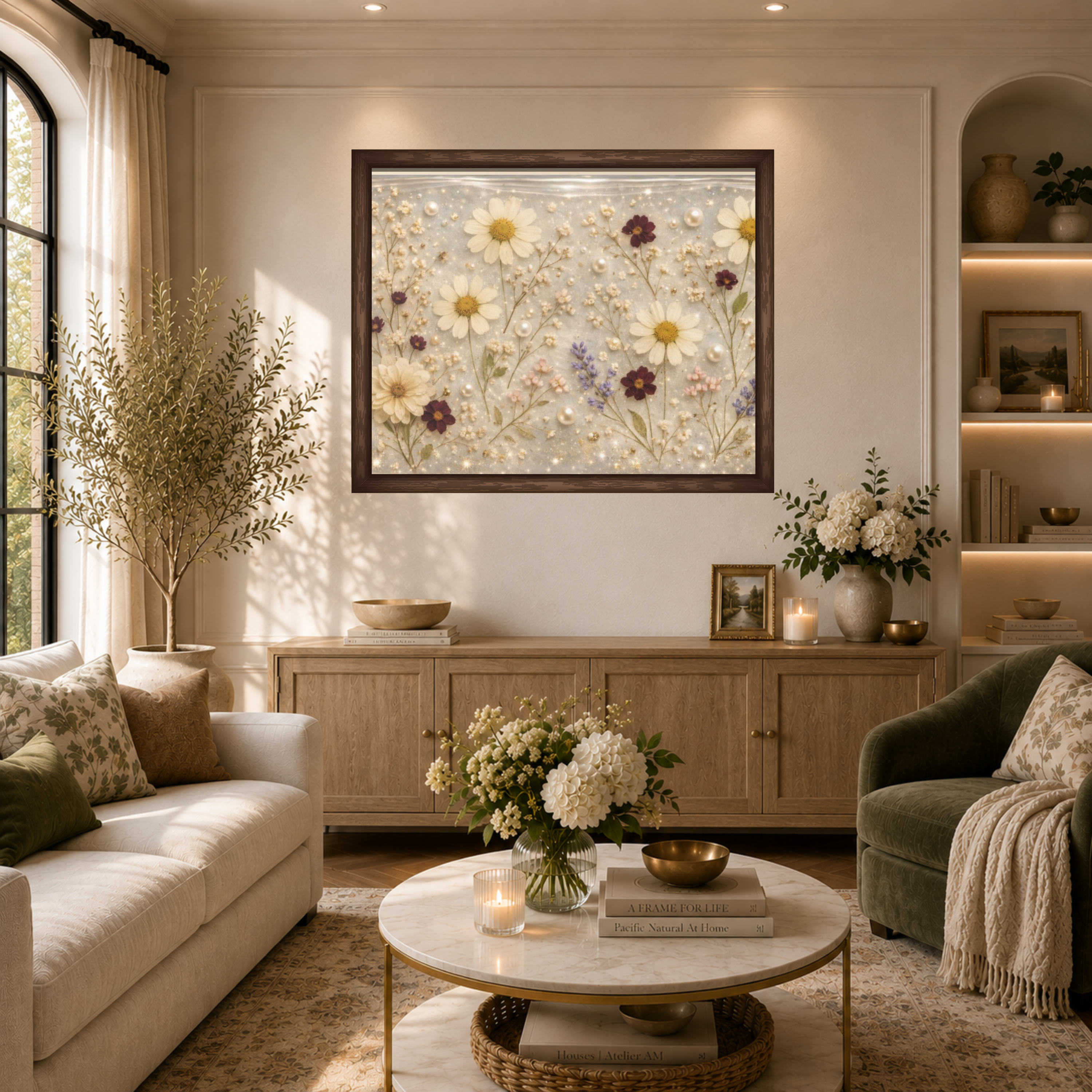 Wildflower Wonder | Framed Canvas Wall Art