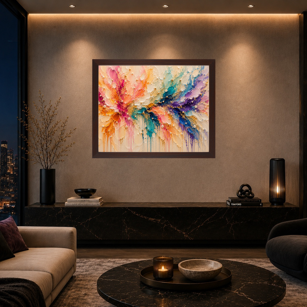Vivid Fantasy | Framed Canvas Wall Art
