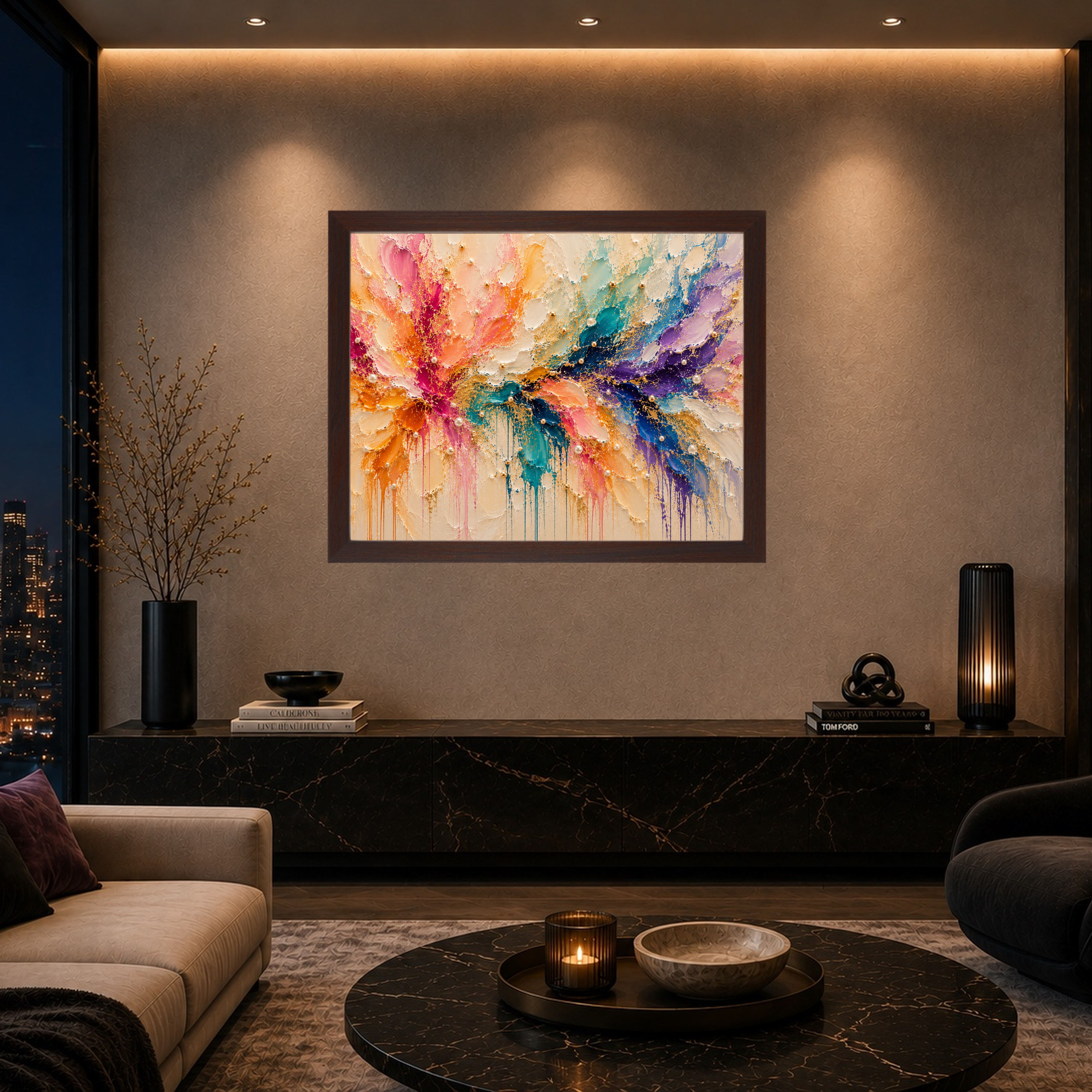 Vivid Fantasy | Framed Canvas Wall Art