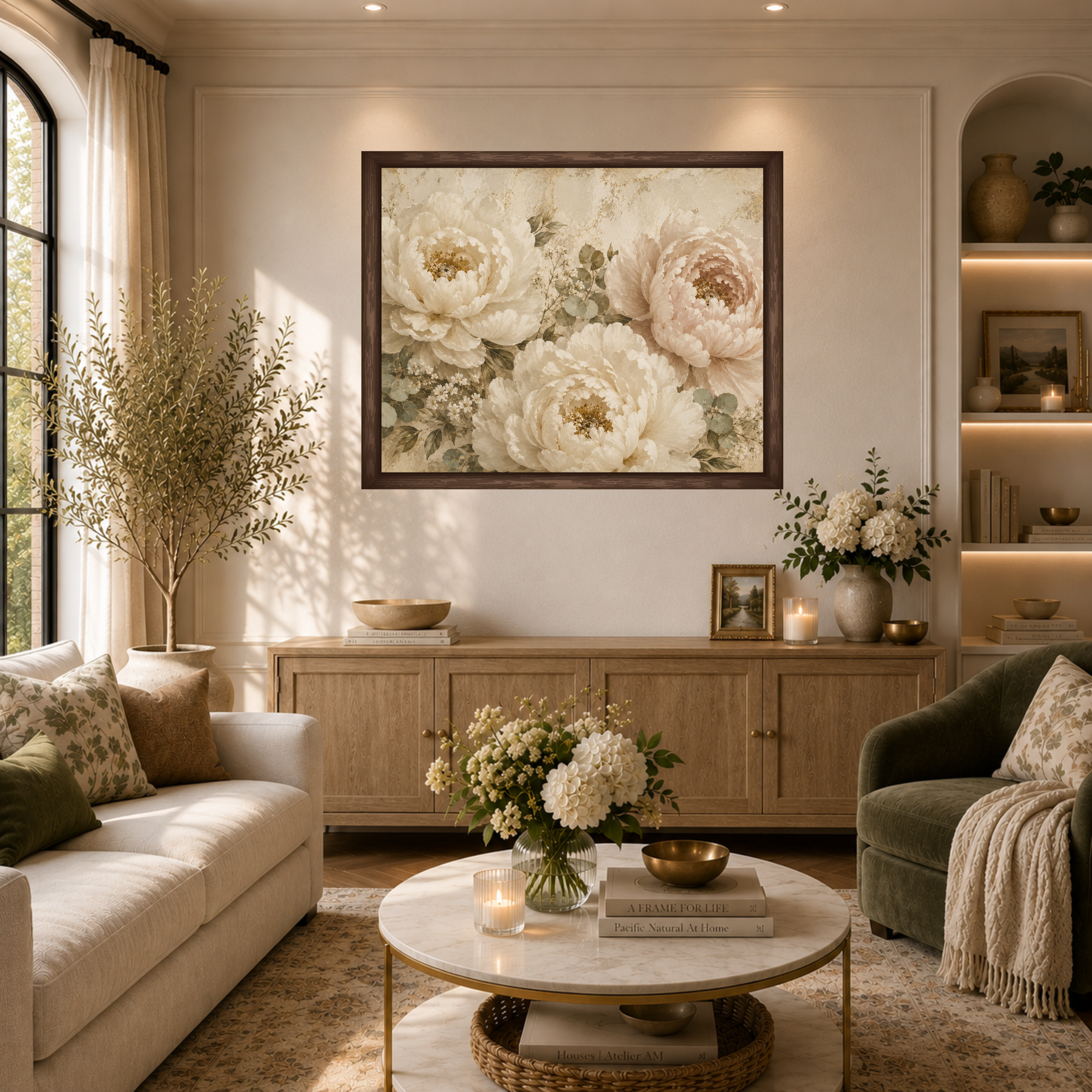 Bloom & Stone | Framed Canvas Wall Art