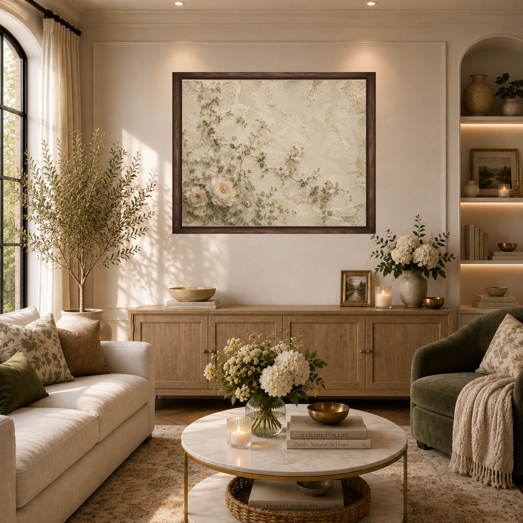 Garden Grace | Framed Canvas Wall Art