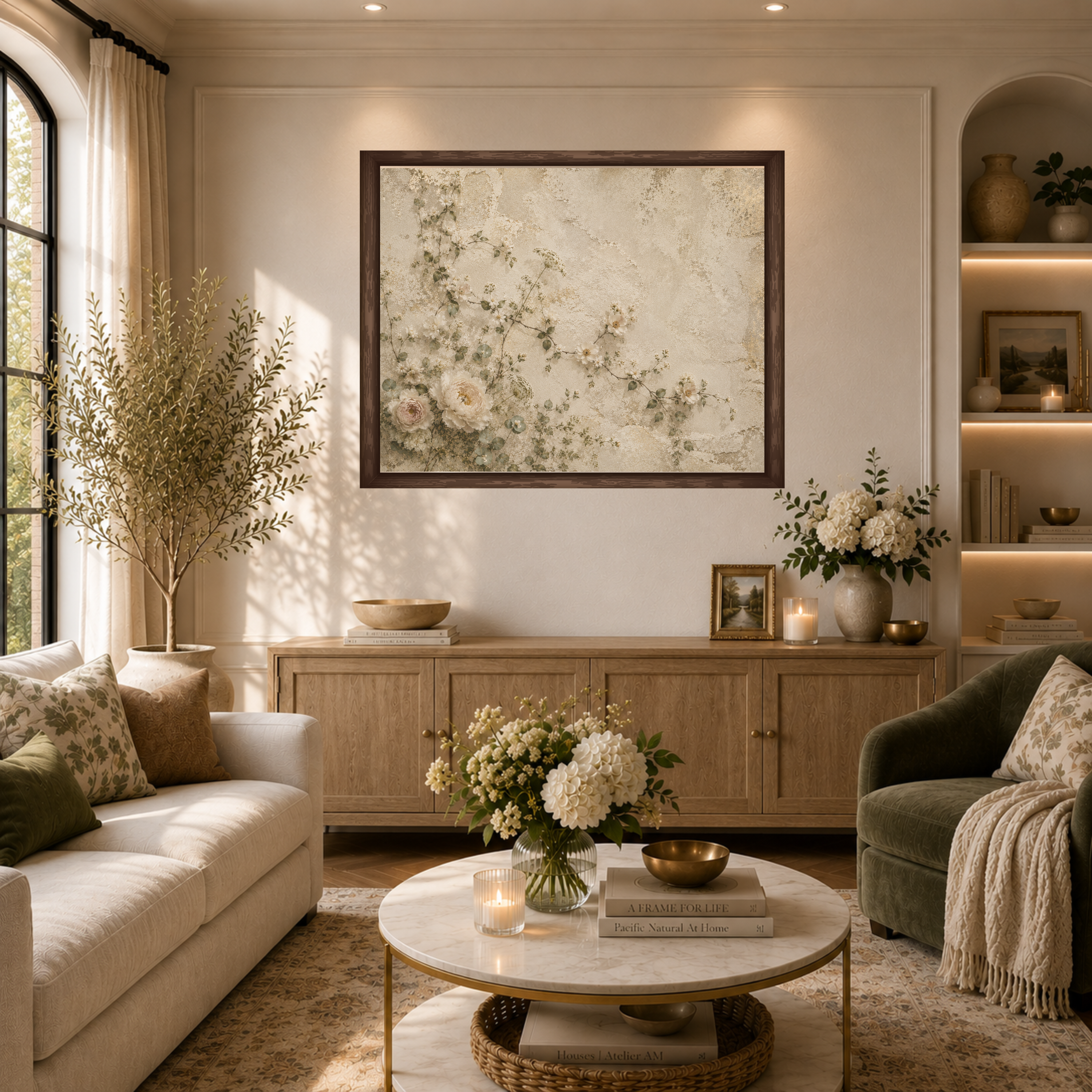 Garden Grace | Framed Canvas Wall Art