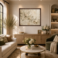 Ivory Reverie | Framed Canvas Wall Art
