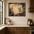 Blueberry Muffins  | Framed Canvas Wall Art